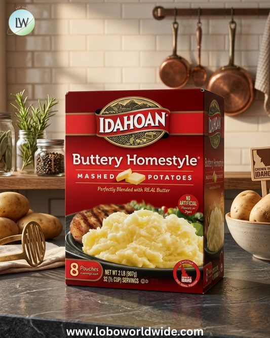 Idahoan Buttery Homestyle Mashed Potatoes 8 pk.