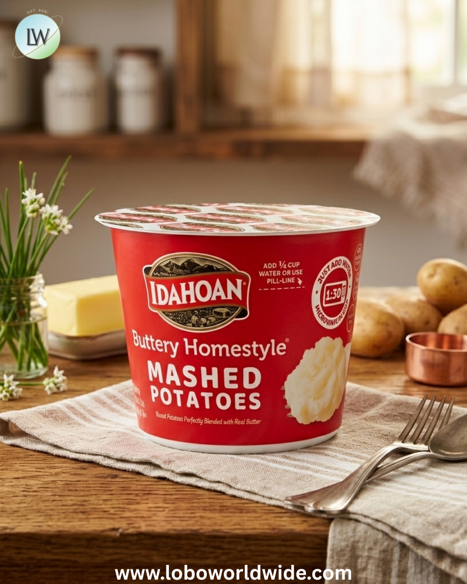 Idahoan Buttery Homestyle Mashed Potatoes Cups, 1.5 oz