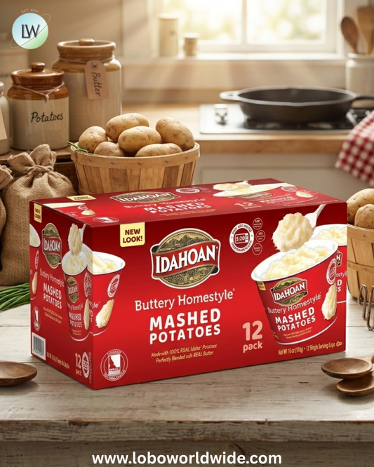 Idahoan Buttery Homestyle Mashed Potatoes, 12 pk.