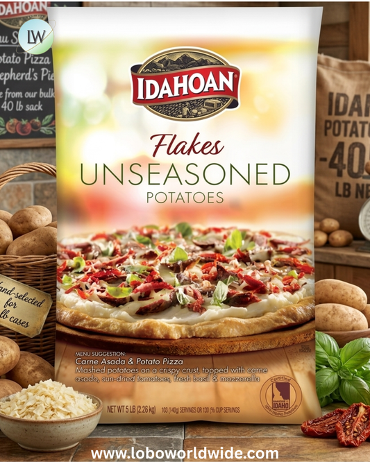 Idahoan Flakes Unseasoned Potatoes 40 lb. Bag
