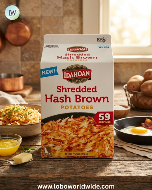 Idahoan Shredded Hashbrowns, 2.125 lbs.
