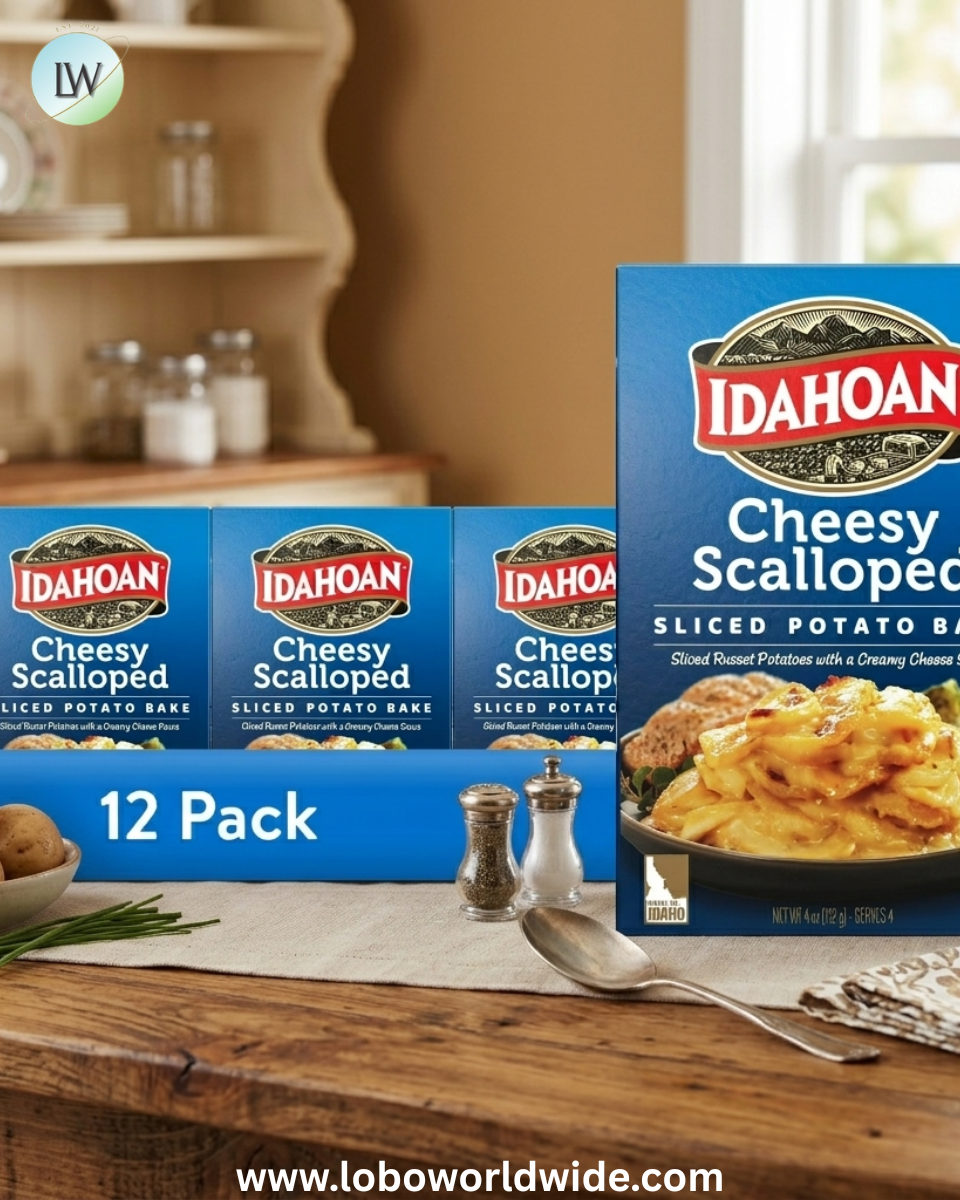 Idahoan Cheesy Scalloped Homestyle Casserole Side Dish, 4 oz