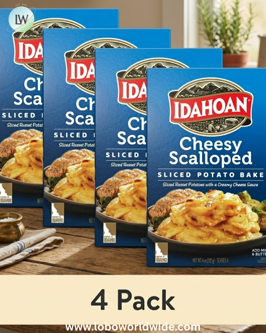 Idahoan Cheesy Scalloped Homestyle Casserole Side Dish, 4 oz