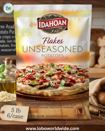 Idahoan Flakes Unseasoned Potatoes 5 lb. Bag