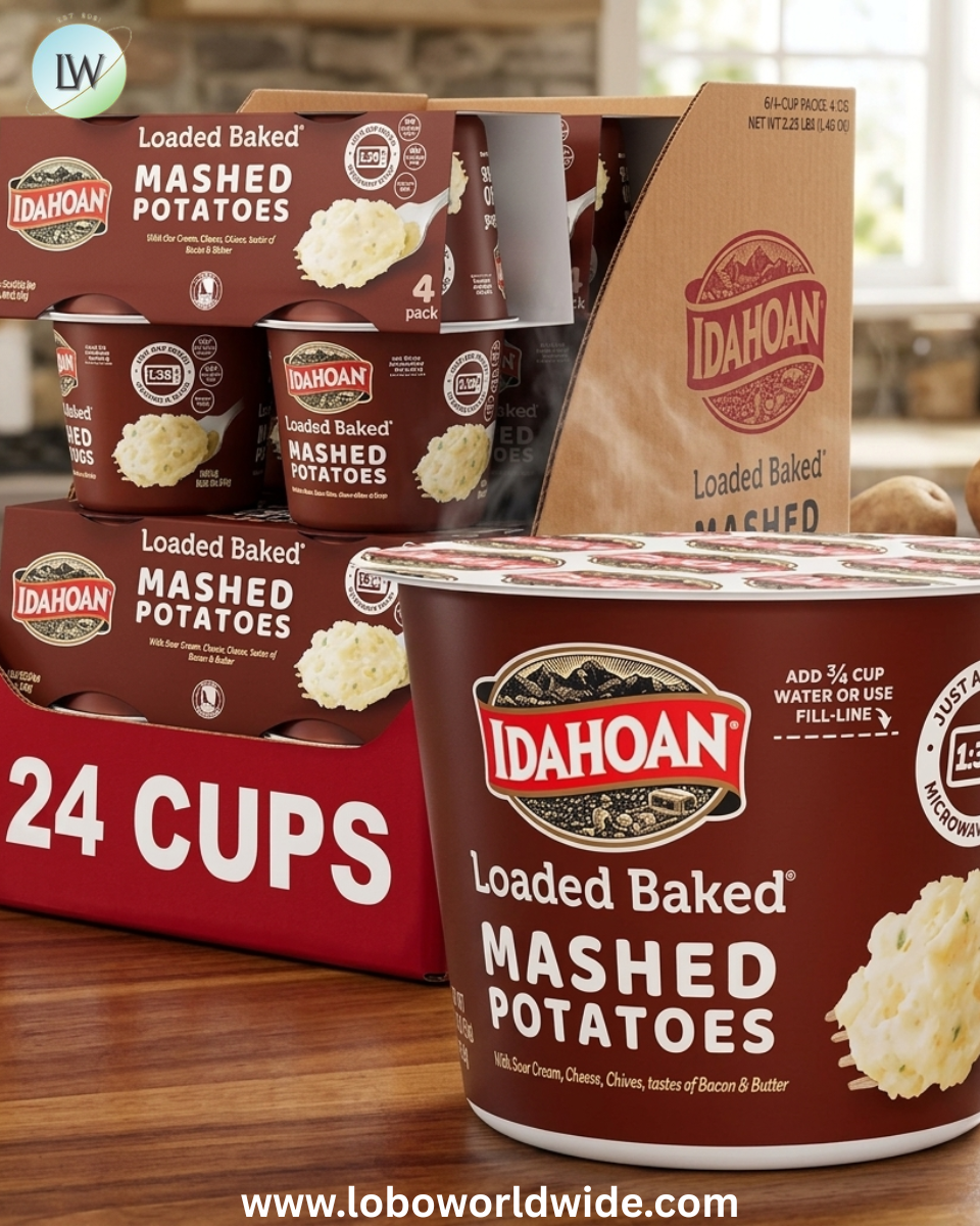Idahoan Mashed Potatoes Cup, 1.5oz (Pack of 24)