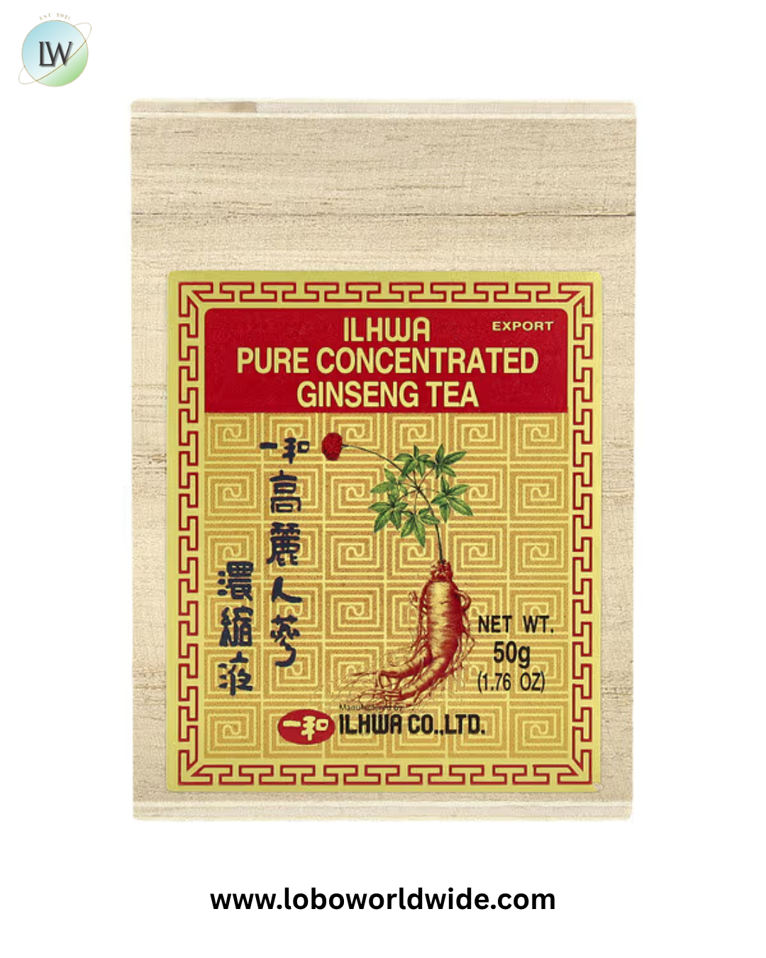 Ilhwa, Pure Concentrated Ginseng Tea, 1.76 oz (50 g)