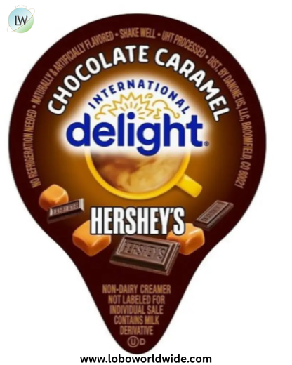 International Delight Hersheys Chocolate Caramel Coffee Creamer -- 288 per case