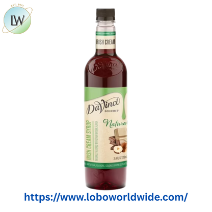 DaVinci Gourmet All-Natural Irish Cream Flavoring Syrup 750 mL