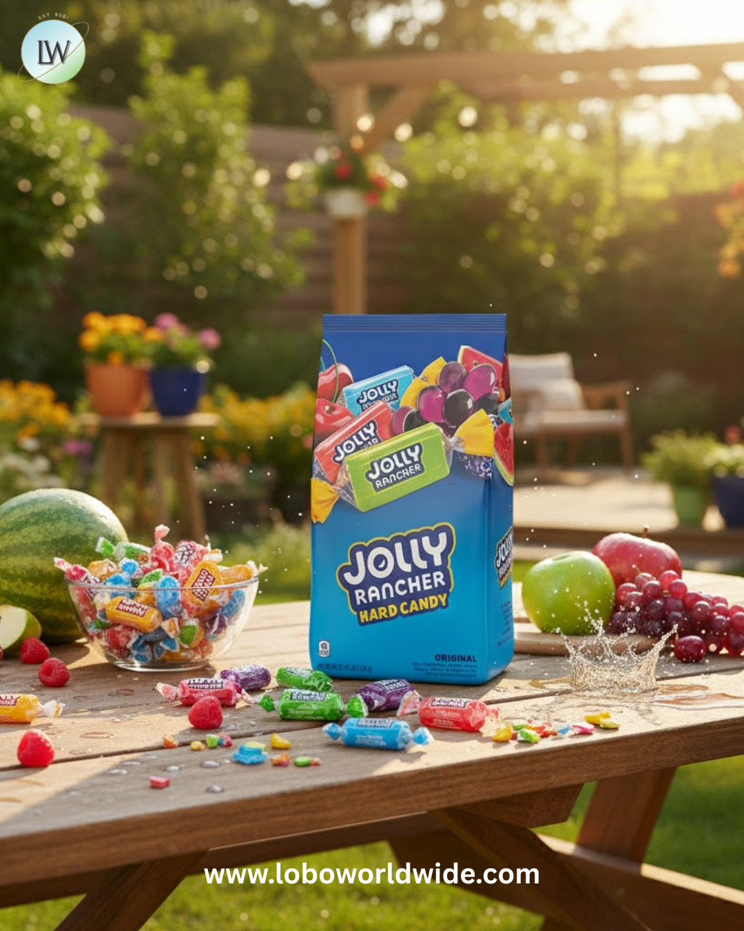 Jolly Rancher Individual JOLLY RANCHER Assorted Fruit Flavored Hard Candy, 5 lbs. – Lobo ...