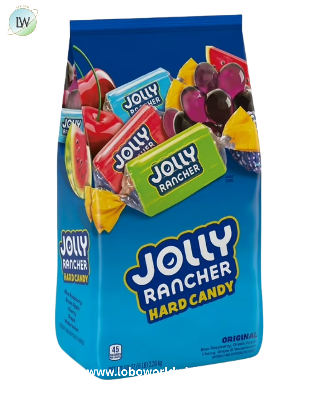 JOLLY RANCHER Assorted Fruit Flavored Hard Candy, 5 lbs.