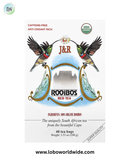 J&R Port Trading, Rooibos Red Tea, Caffeine-Free