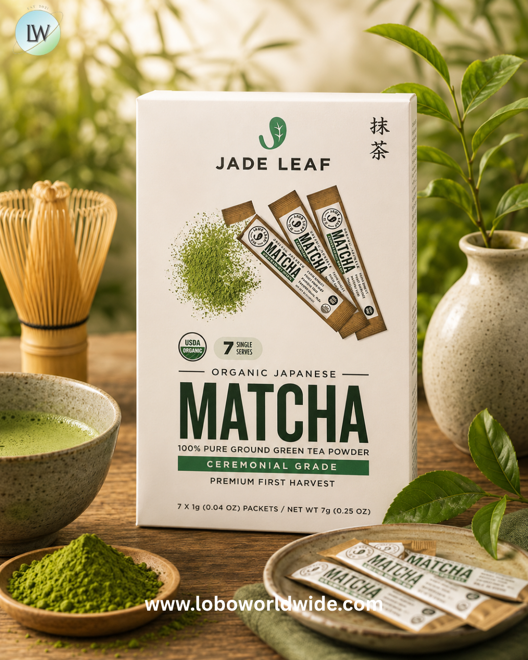 Jade Leaf Matcha, Organic Japanese Matcha