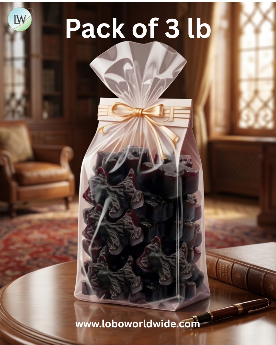 Jelly Belly Black Licorice Scottie Dogs