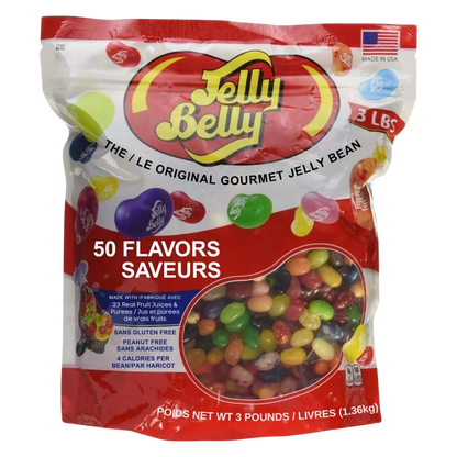 Jelly Belly 3 Pound Bag - 50 Flavors - Kosher Certified (Pack of 1)