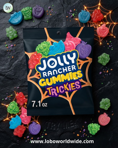 Jolly Rancher Trickies Halloween Gummies, Assorted Fruit, 7.1 oz.