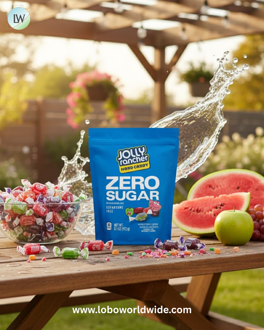 Jolly Rancher Zero Sugar Assorted Fruit Flavored Hard Candy, Bag 6.1 oz