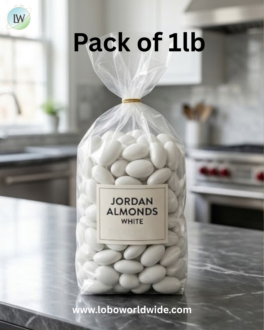 Jordan Almonds White
