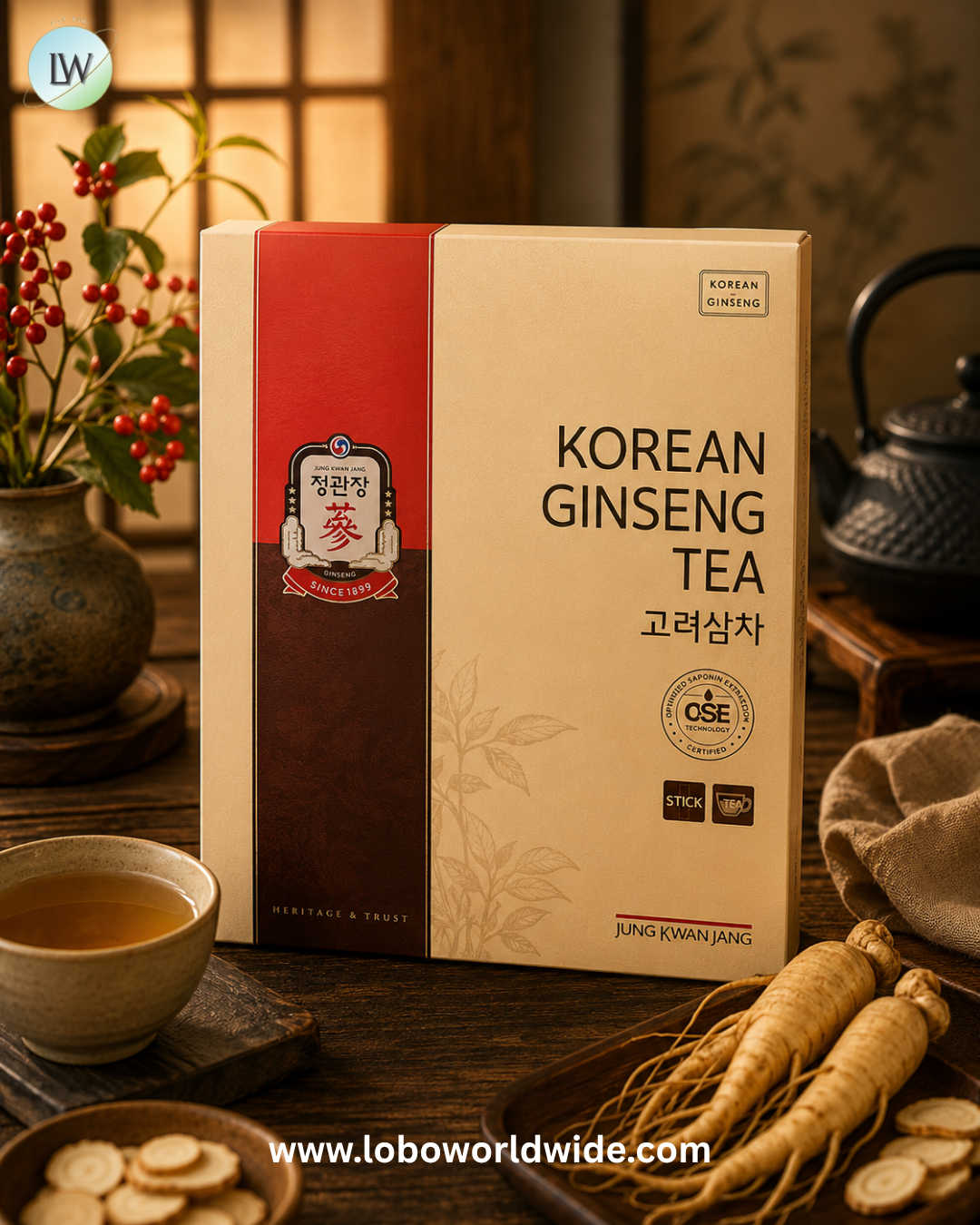 JungKwanJang, Korean Ginseng Tea, 0.11 oz (3 g) Each