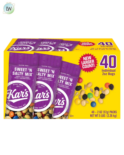 Kar's Sweet 'n Salty Trail Mix, 2 oz., 40 pk.