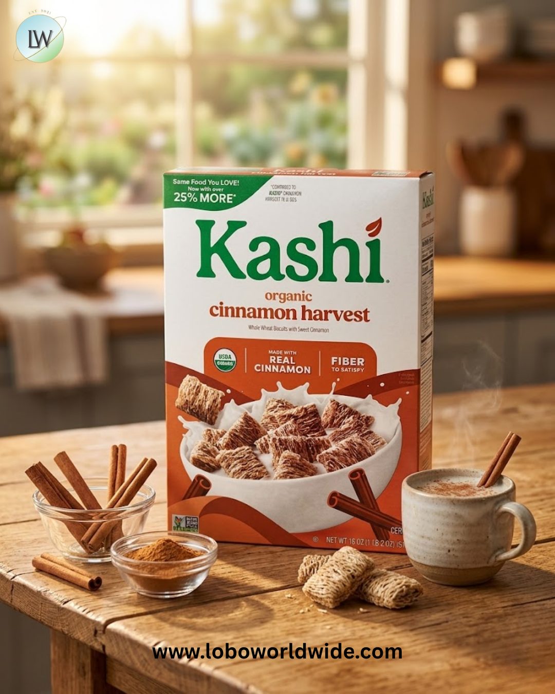 Kashi, Organic Whole Wheat Biscuits Cereal