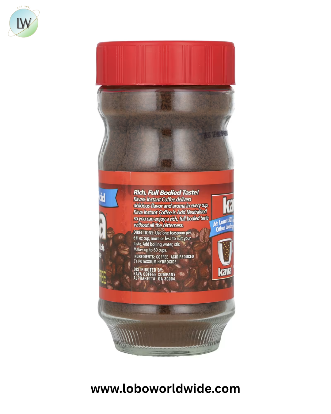 Kava Coffee, Instant Coffee, Reduced Acid