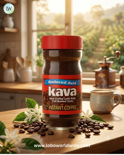 Kava Coffee, Instant Coffee, Reduced Acid