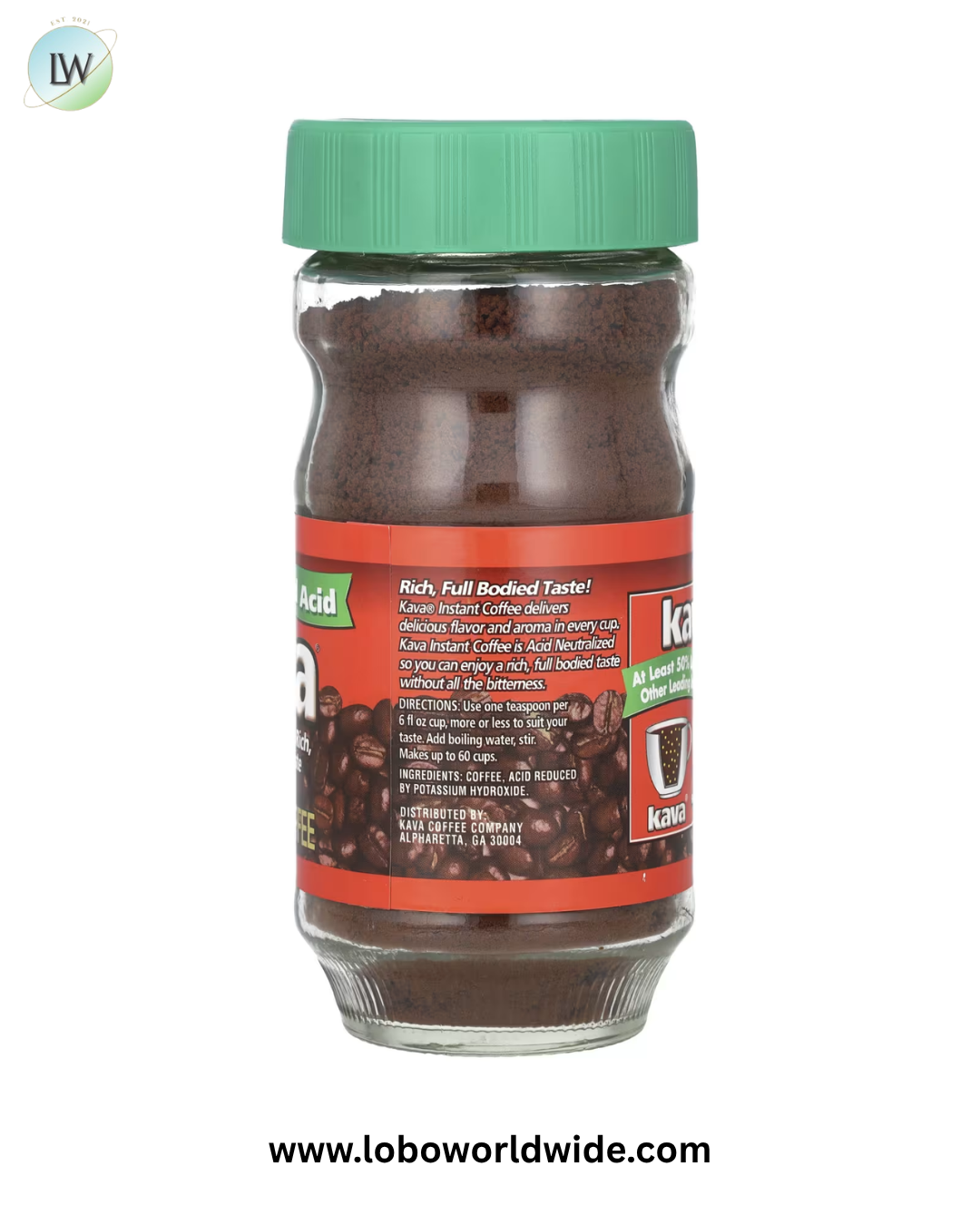 Kava Coffee, Instant Coffee, Reduced Acid