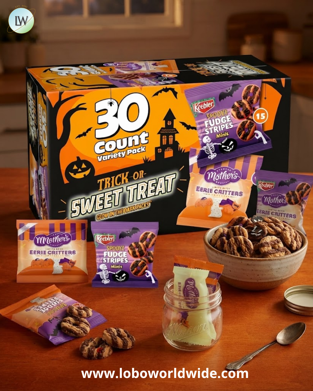 Keebler Trick or Sweet Treat Variety Pack, 30 ct.