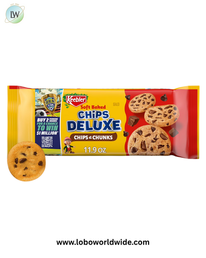 Keebler Chips Deluxe Fudgy Chocolate Chip Cookies with Chunks of Keebler Fudge 11.2 oz