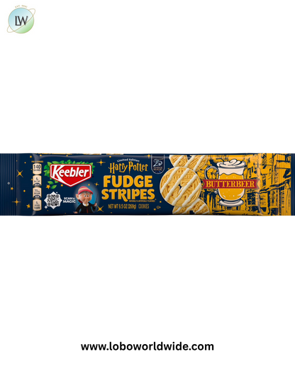 Keebler Fudge Stripes Harry Potter Butterbeer Limited-Edition Cookies, 9.50 oz