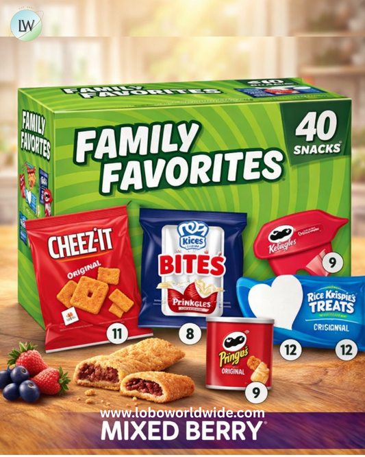 Kellogg's Assorted Snacks Variety Pack, 40 ct.