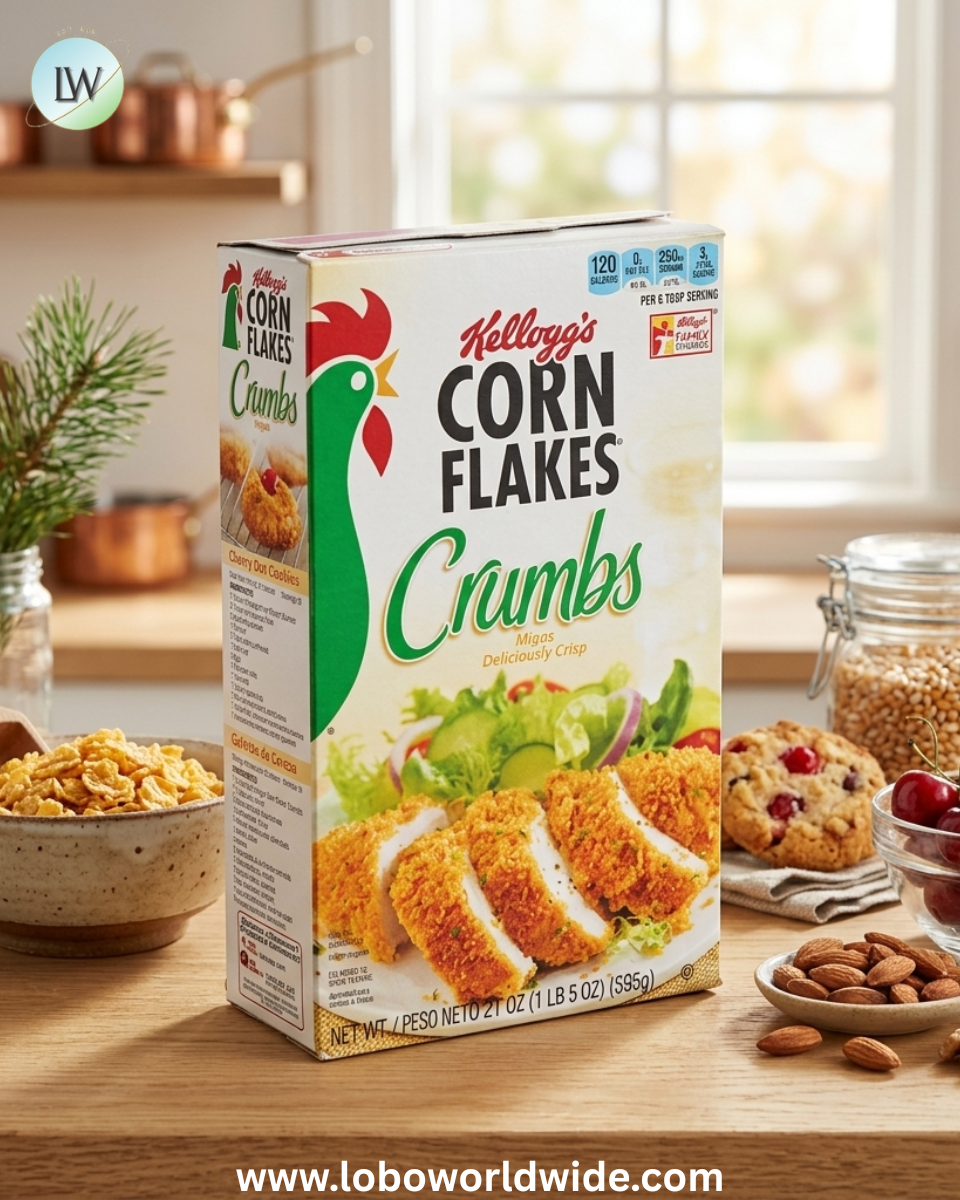 Kellogg's Corn Flake Crumbs 21 oz. - 12/Case