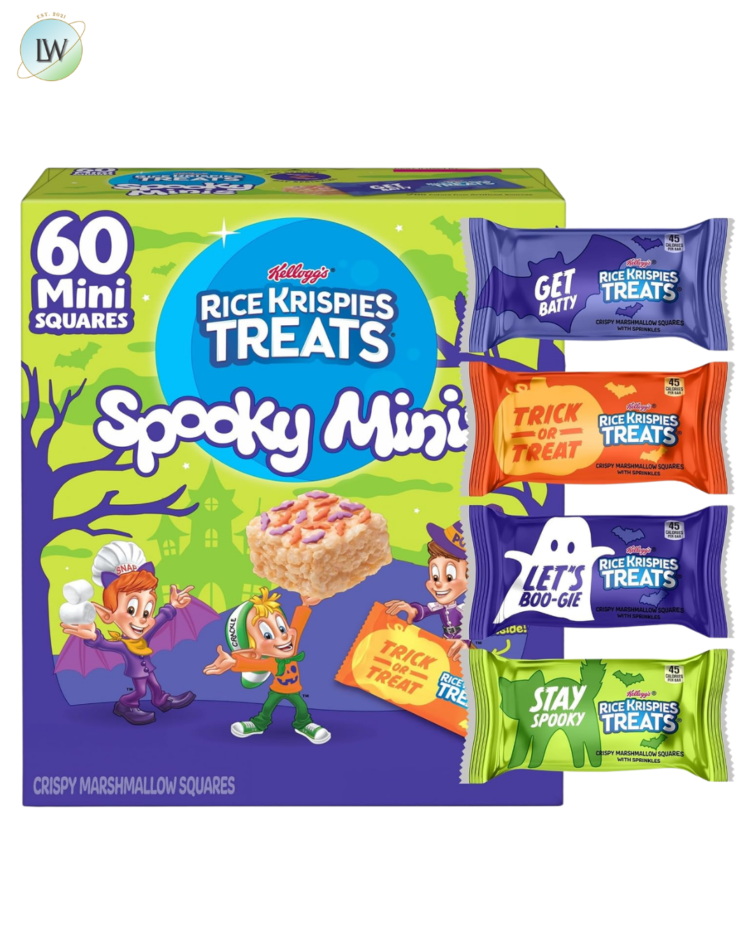 Kellogg's Rice Krispies Treats Mini Crispy Marshmallow Squares, 23.2 oz. (60 Pcs.)