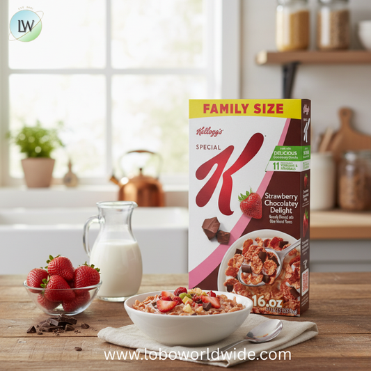Kellogg's Special K Strawberry Chocolatey Delight Breakfast Cereal, 11 Vitamins & Minerals, Family Size, 16.3 oz