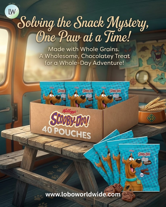Kellogg's SCOOBY-DOO! Baked Graham Cracker Snacks, Lunch Snacks, Chocolate