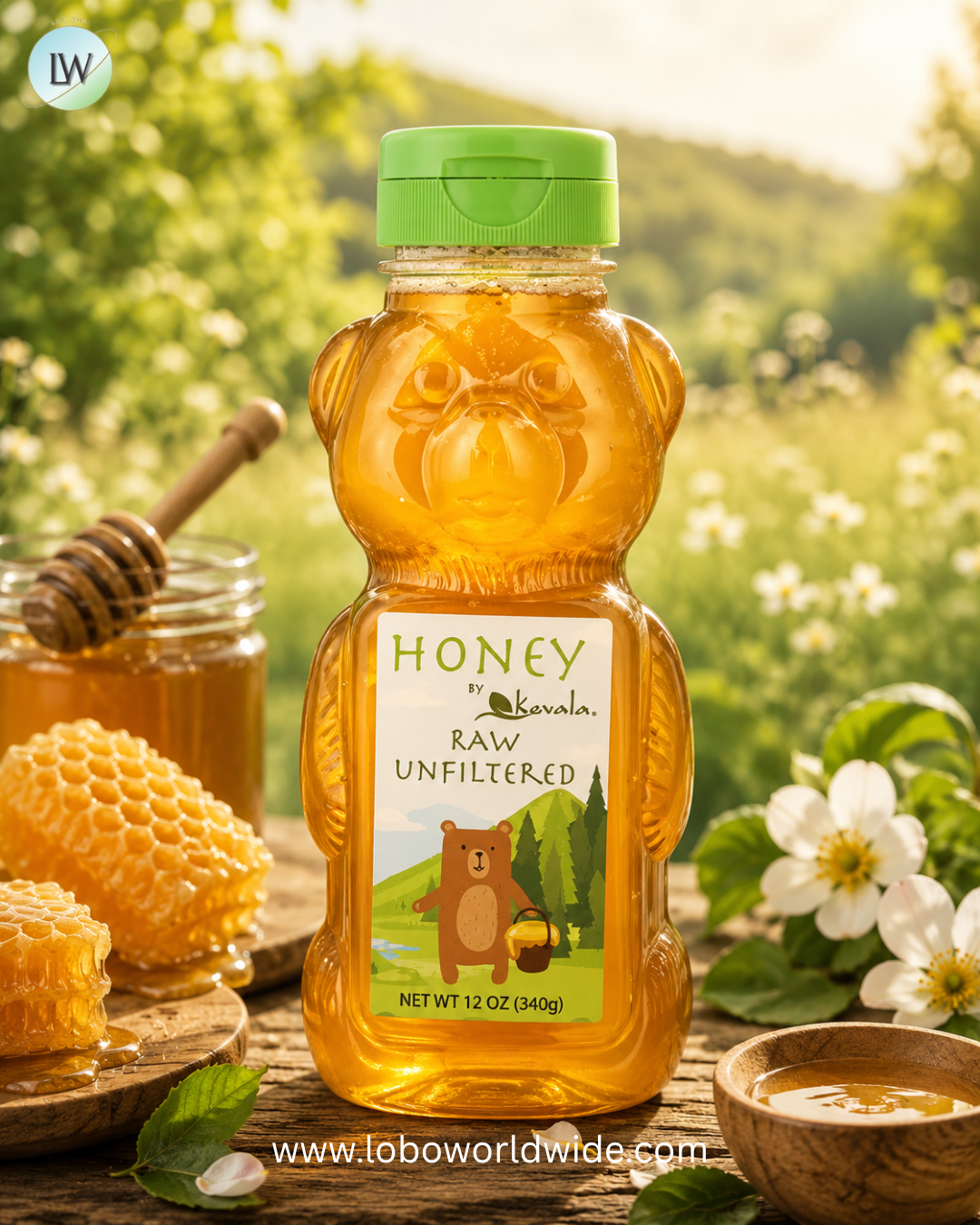 Kevala, Honey, Raw Unfiltered, 12 oz (340 g)