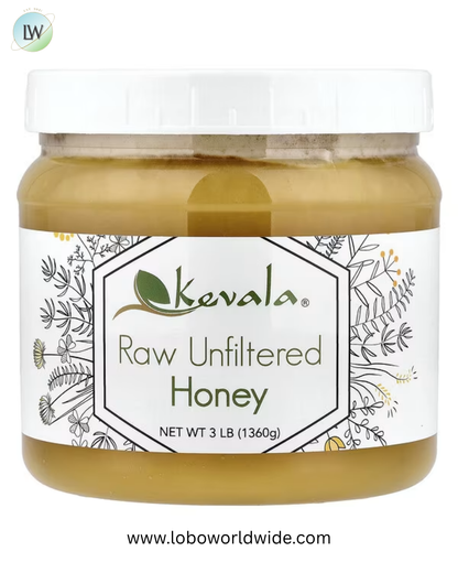 Kevala, Raw Unfiltered Honey, 3 lb (1,360 g)