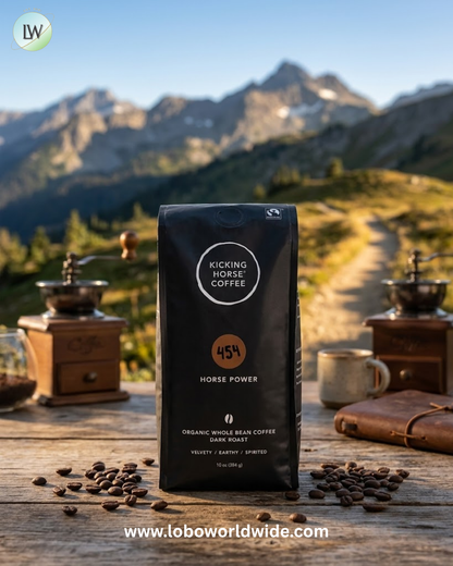 Kicking Horse, Organic Coffee, Whole Bean, Dark Roast, 10 oz (284 g)