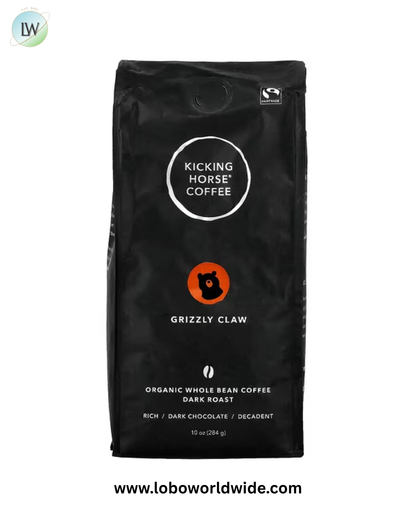 Kicking Horse, Organic Coffee, Whole Bean, Dark Roast, 10 oz (284 g)