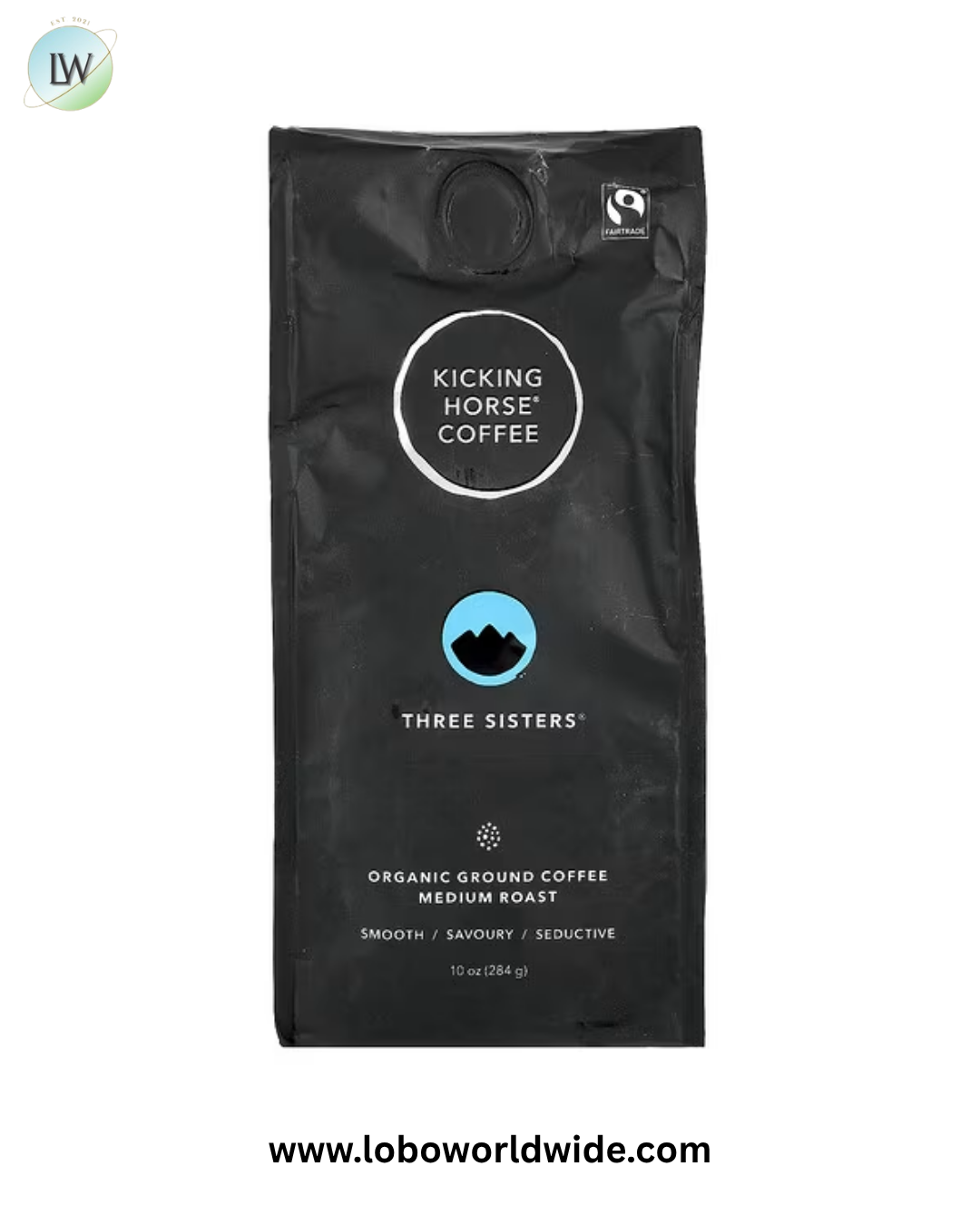 "Kicking Horse, Three Sisters®, Organic Ground Coffee, Medium Roast, 10 oz (284 g) "