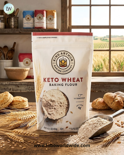 King Arthur Baking Company, Keto Wheat Baking Flour, 16 oz (454 g)