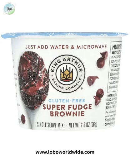 King Arthur Baking Company, Super Fudge Brownie, Single Serve Mix, 2 oz (56 g)