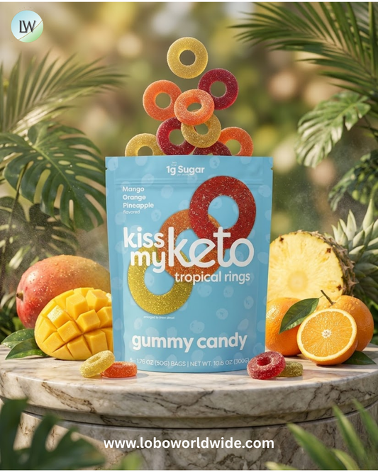 Kiss My Keto, Gummy Candy, 6 Bags, 1.76 oz (50 g) Each