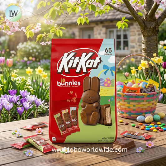 Kit Kat Milk Chocolate Wafer Bunnies, Easter Candy Bag, 65 ct.