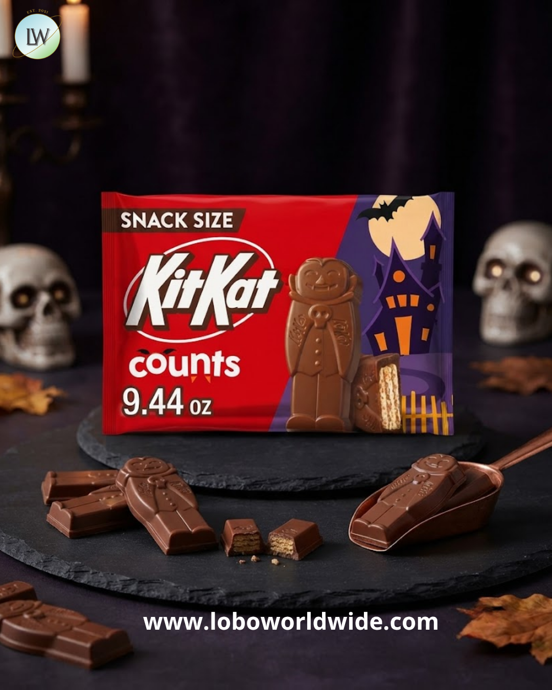 Kit Kat Milk Chocolate Wafer Counts, 9.44 oz.