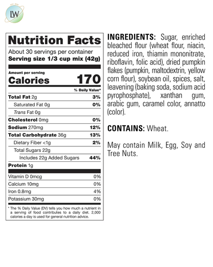 Krusteaz Baking Mix, Pumpkin Spice, 15 oz, 3 pk.