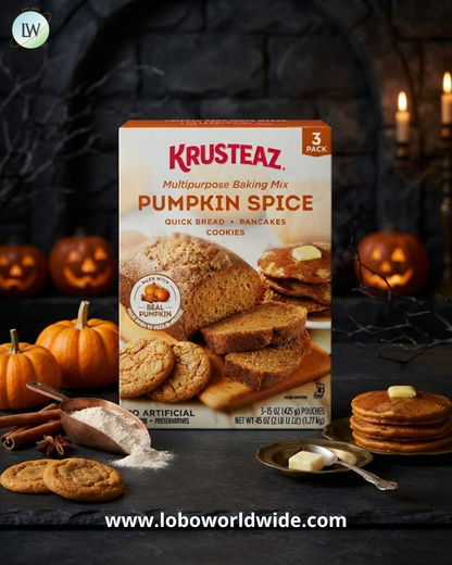 Krusteaz Baking Mix, Pumpkin Spice, 15 oz, 3 pk.