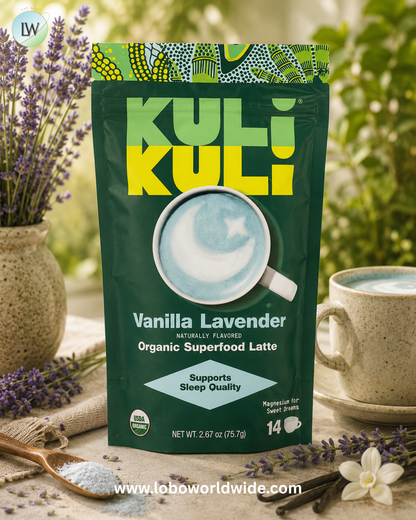 Kuli Kuli, Organic Superfood Latte, Vanilla Lavender, 2.67 oz (75.7 g)
