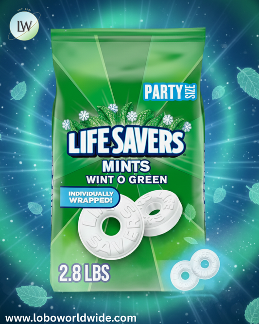 Life Savers Pep-O-Mint Breath Mints Hard Candy, Party Size - 44.93 oz