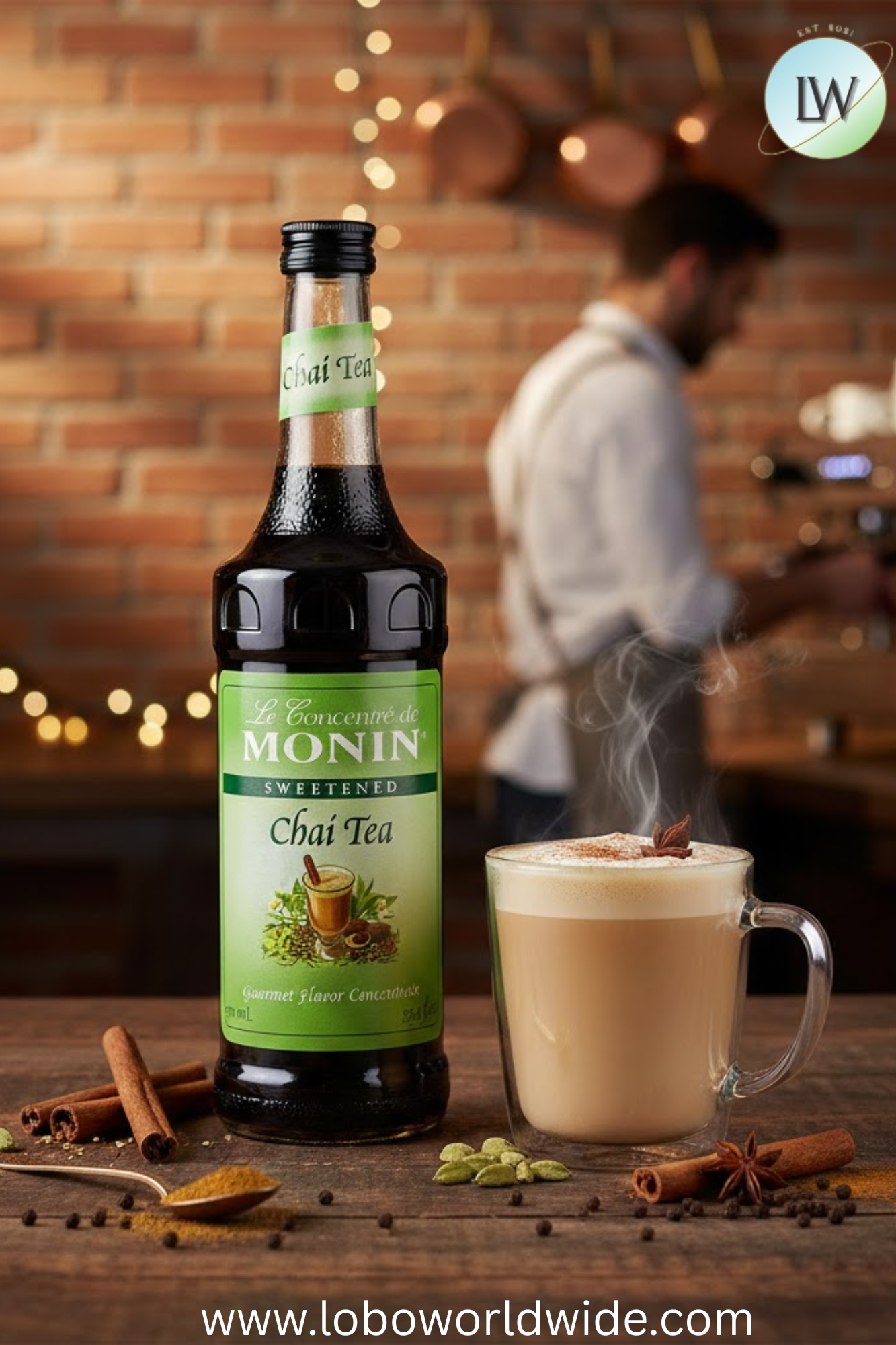 Monin Chai Tea 7:1 Concentrate